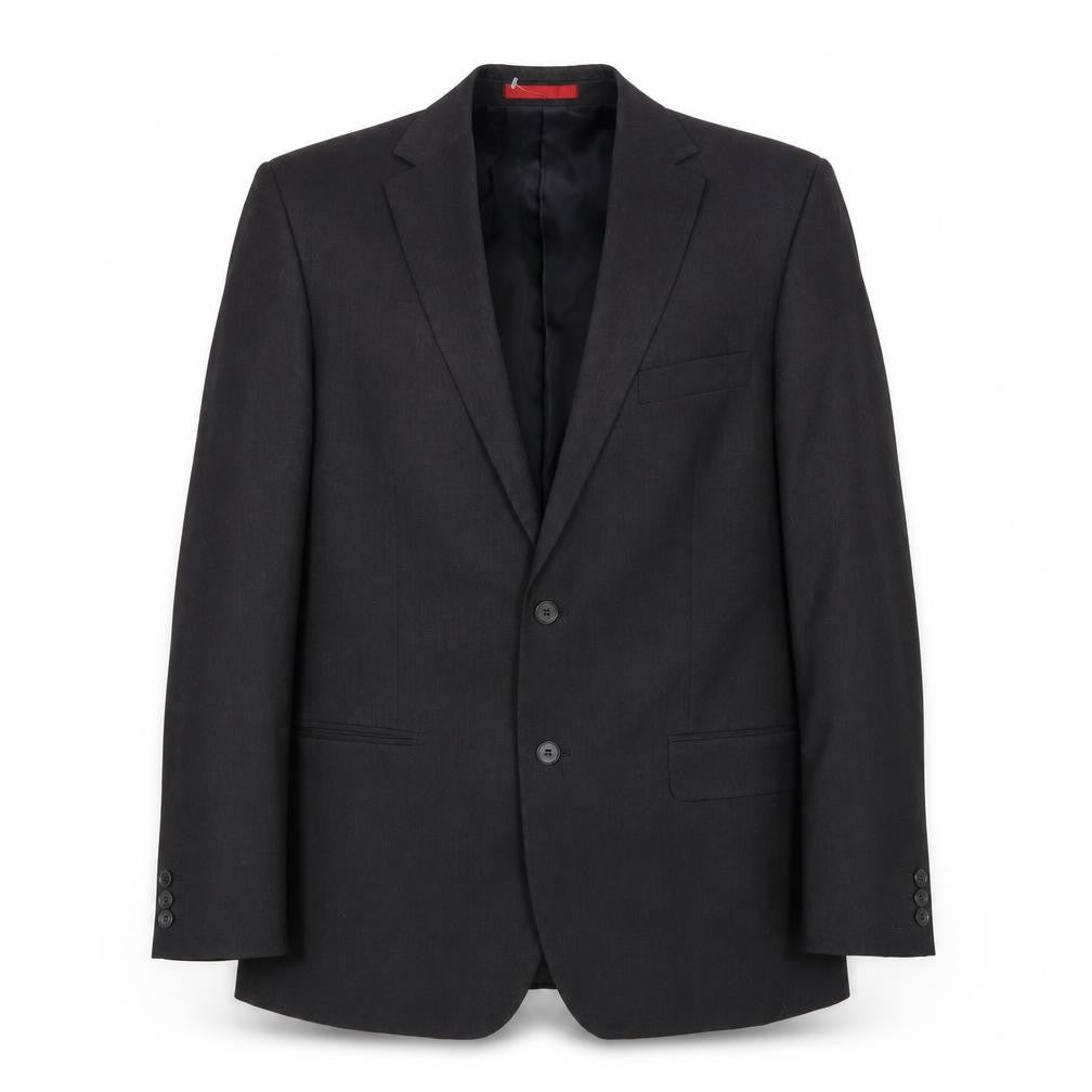 Burton Men's Black Blazer, 42 R, Regular Fit, Formal