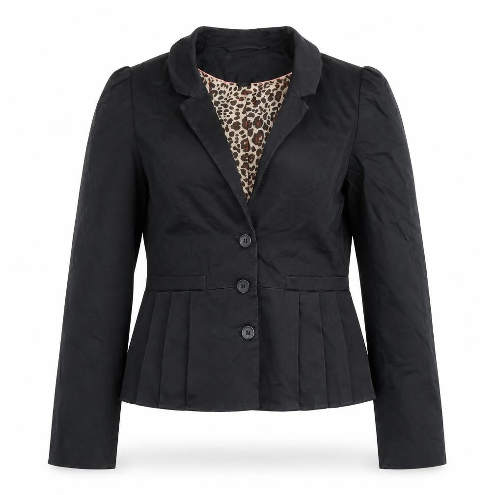 H&M Women's Black Blazer, Size 8, Regular Fit