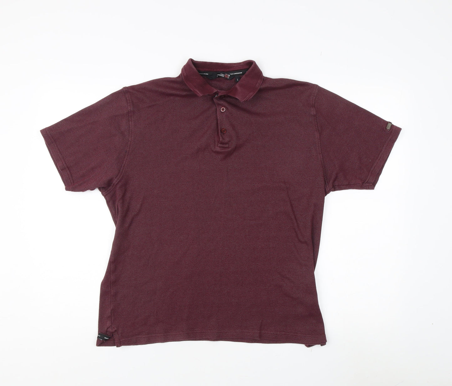Colin Montgomerie Men's Polo Shirt, Large, Red