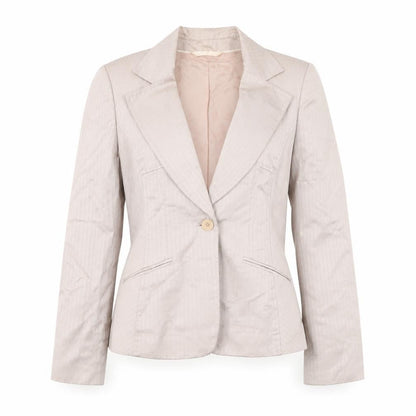 Coast Beige Women's Blazer, Size 12, Notch Lapel