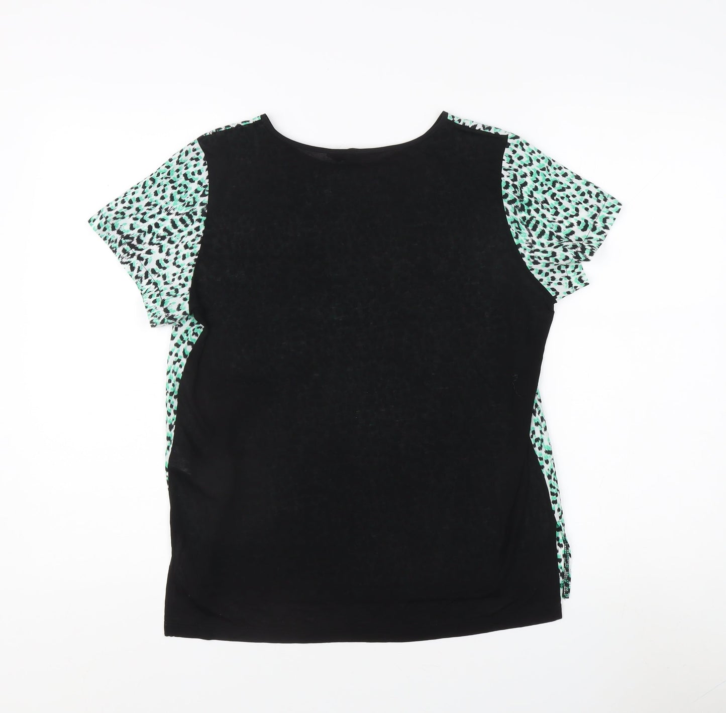 French Connection Women’s Multicoloured XS T-Shirt, Animal Print