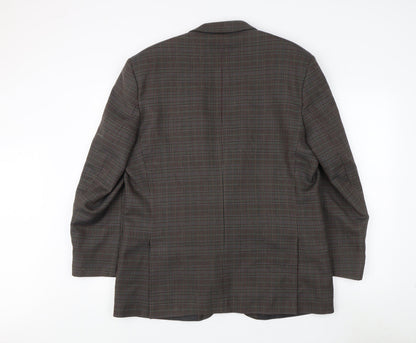 Preloved Centaur Men's Check Blazer UK 44 Regular Two-Button - Back
