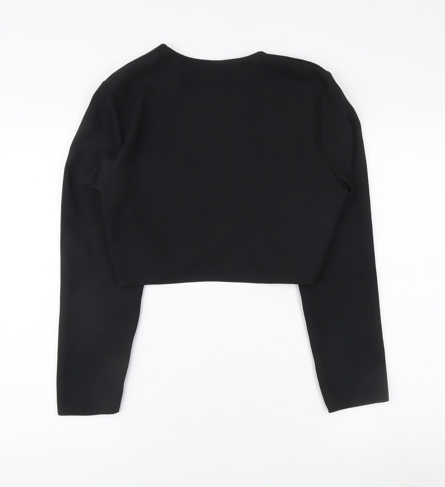Mackays Women's Black Cropped Jacket, Size 12