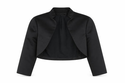 Debut Women's Black Cropped Jacket Size 6