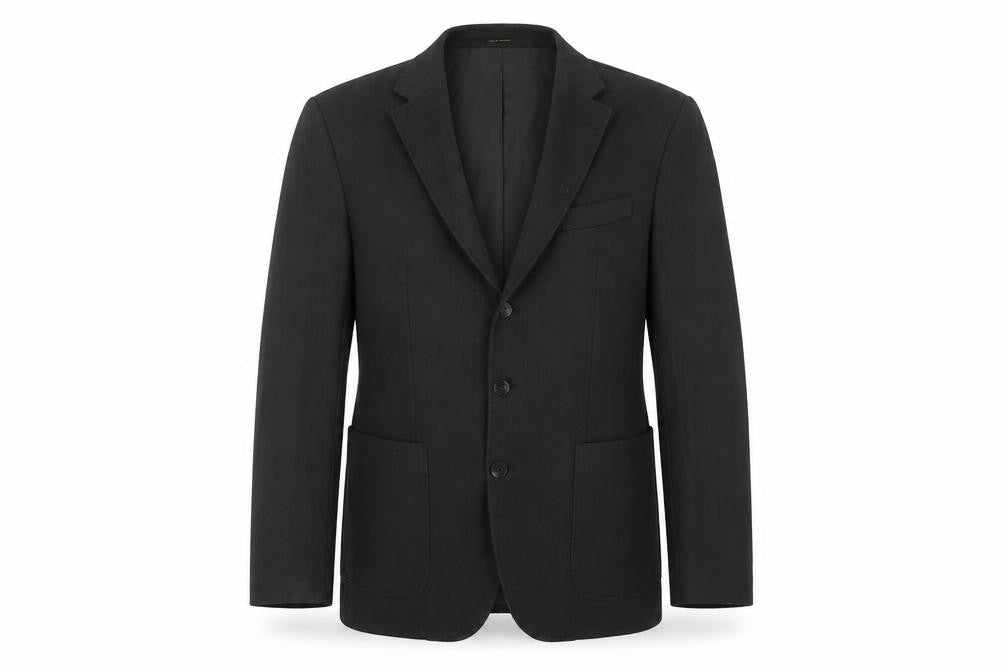 Massimo Dutti Men's Black Blazer, Size 40, Formal