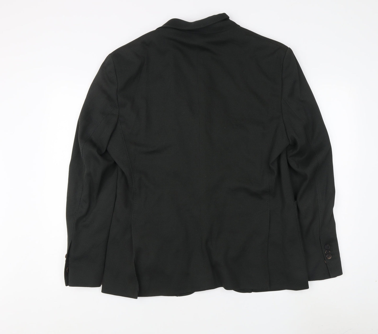 Massimo Dutti Men's Black Blazer, Size 40, Formal