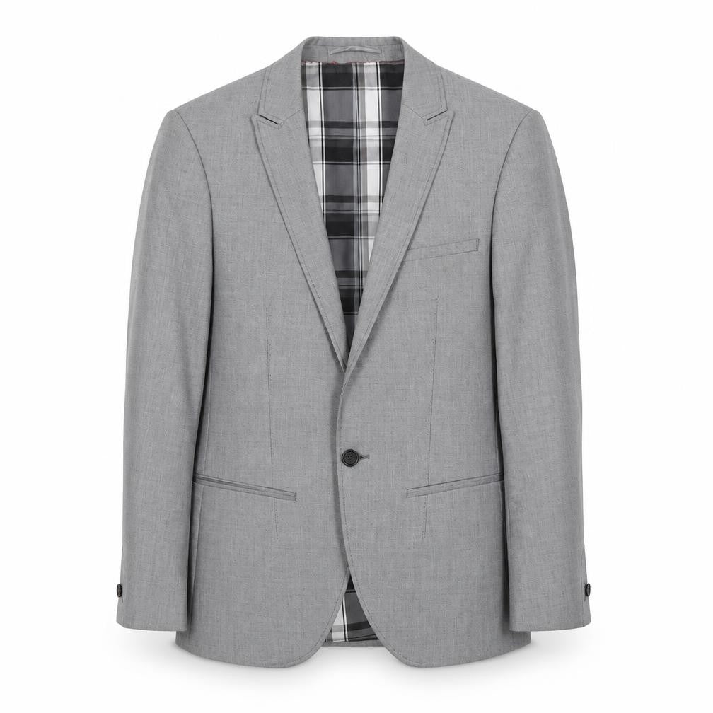 White Label Men's Grey Blazer 38 Regular Jacket