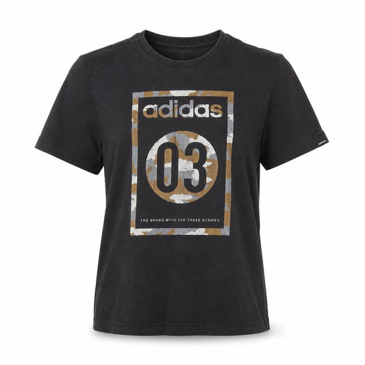 Adidas Unisex Black Crew Neck T-Shirt Size 12