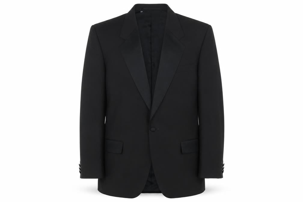 Revira Men's Black Regular Fit Blazer, Size 40