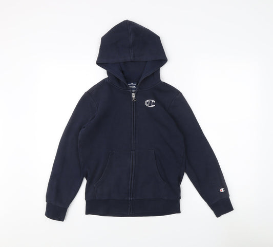Champion Teens Blue Full Zip Hoodie M