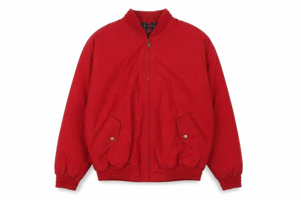 Burton Men's Red Bomber Jacket L, Casual Style