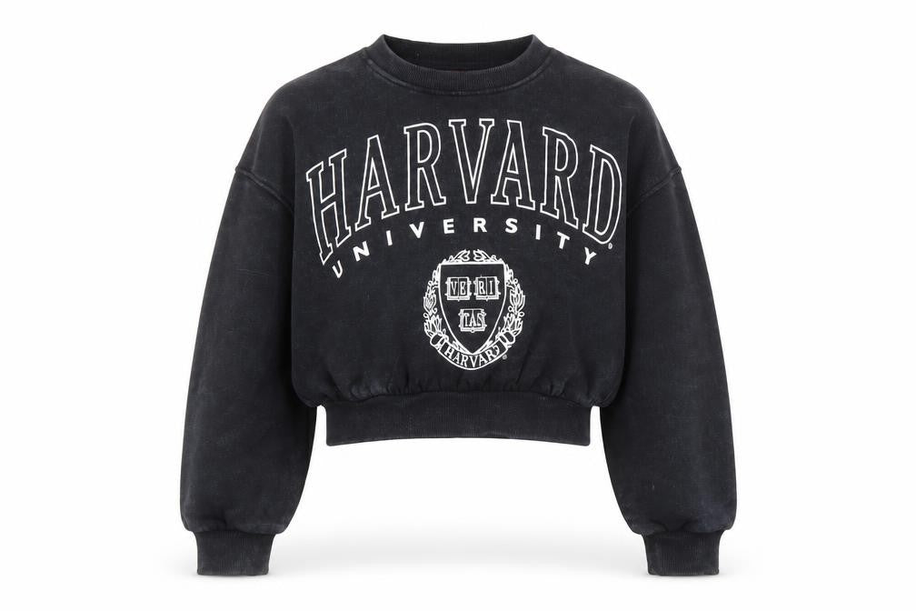 Marks & Spencer Girls Black Pullover Sweatshirt 9-10 University