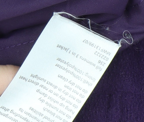 Mountain Essentials Women's Purple 3-in-1 Jacket Size 8
