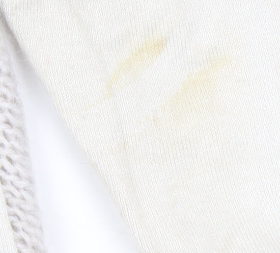 Mint Velvet Women Ivory Open Front Cardigan 12 Open-Knit
