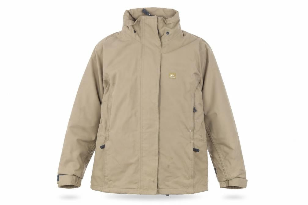Trespass Men's Beige Waterproof Rain Coat Jacket S