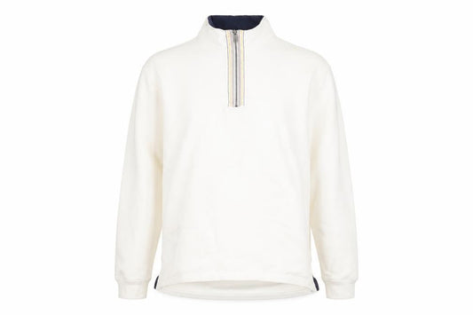 Cotton Traders Men's Ivory Pullover Sweatshirt L