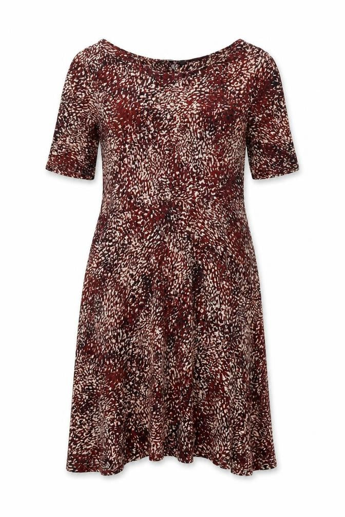 Marks & Spencer Women Multicoloured A-Line Dress Size 16