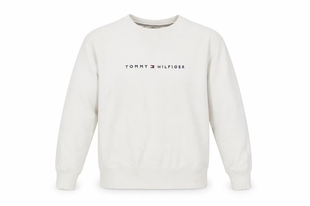 Tommy Hilfiger Men's White M Pullover Sweatshirt