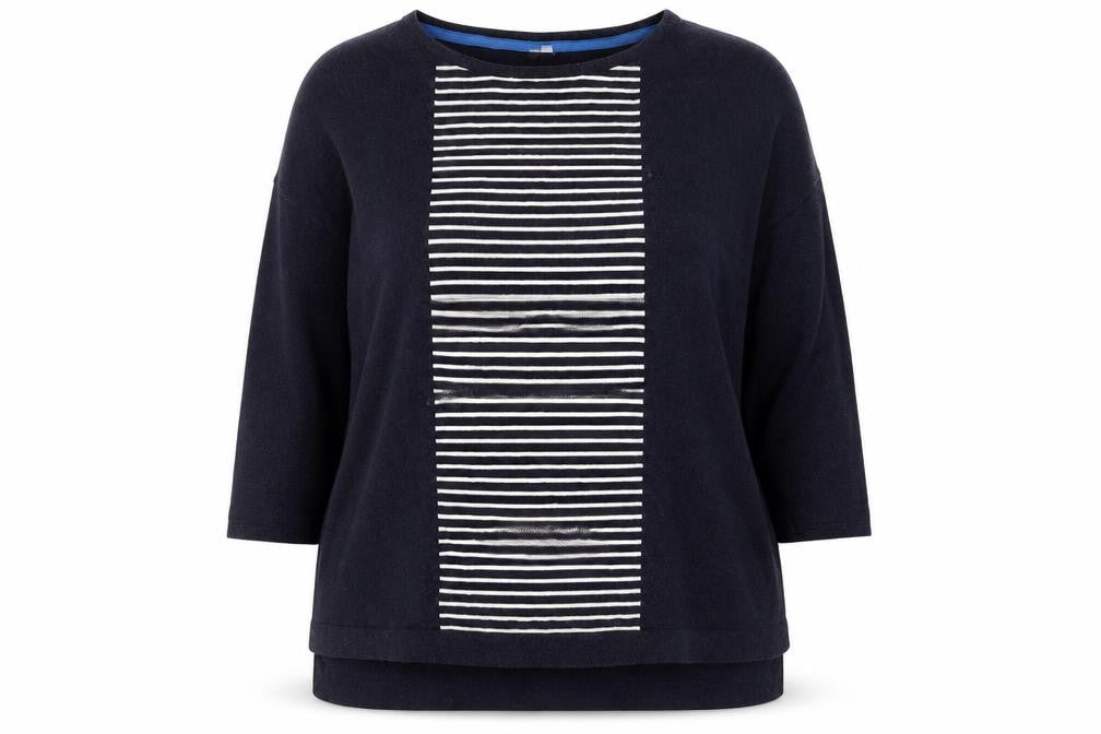 White Stuff Women's Blue Pullover Jumper, Size 14