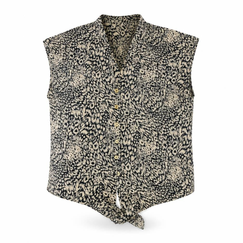 Oasis Women’s Multicoloured Blouse Size 8 Button Collar