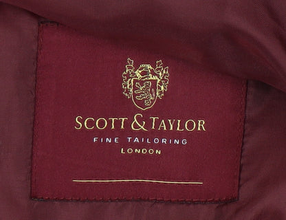 Scott & Taylor Men's Black Blazer Jacket 40 Short