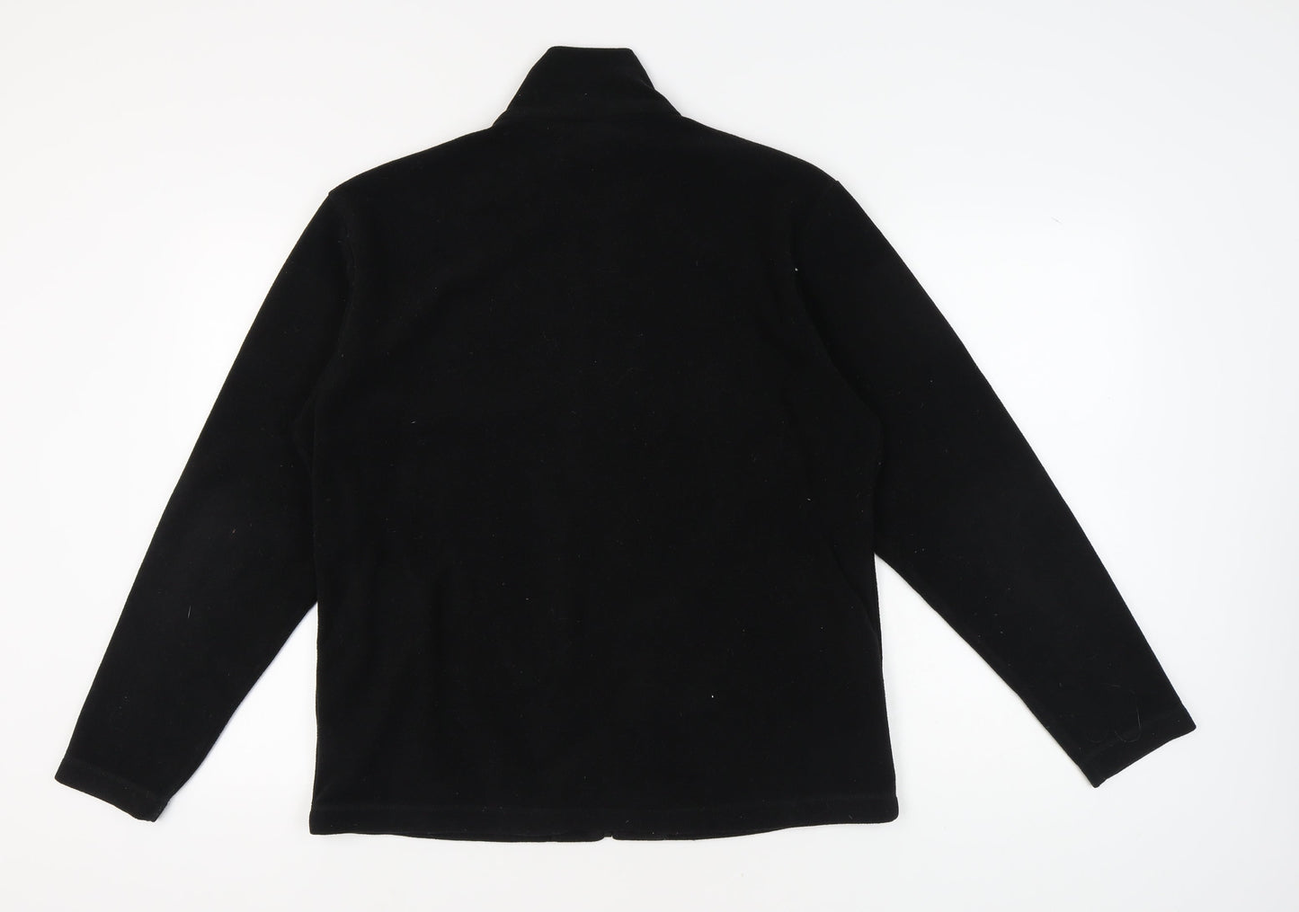 Campri Men's Black Fleece Jacket, Size L, Outdoor