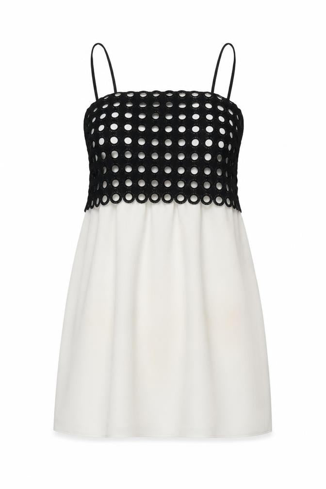 Coast Women's Black & White Mini Dress, Size 8