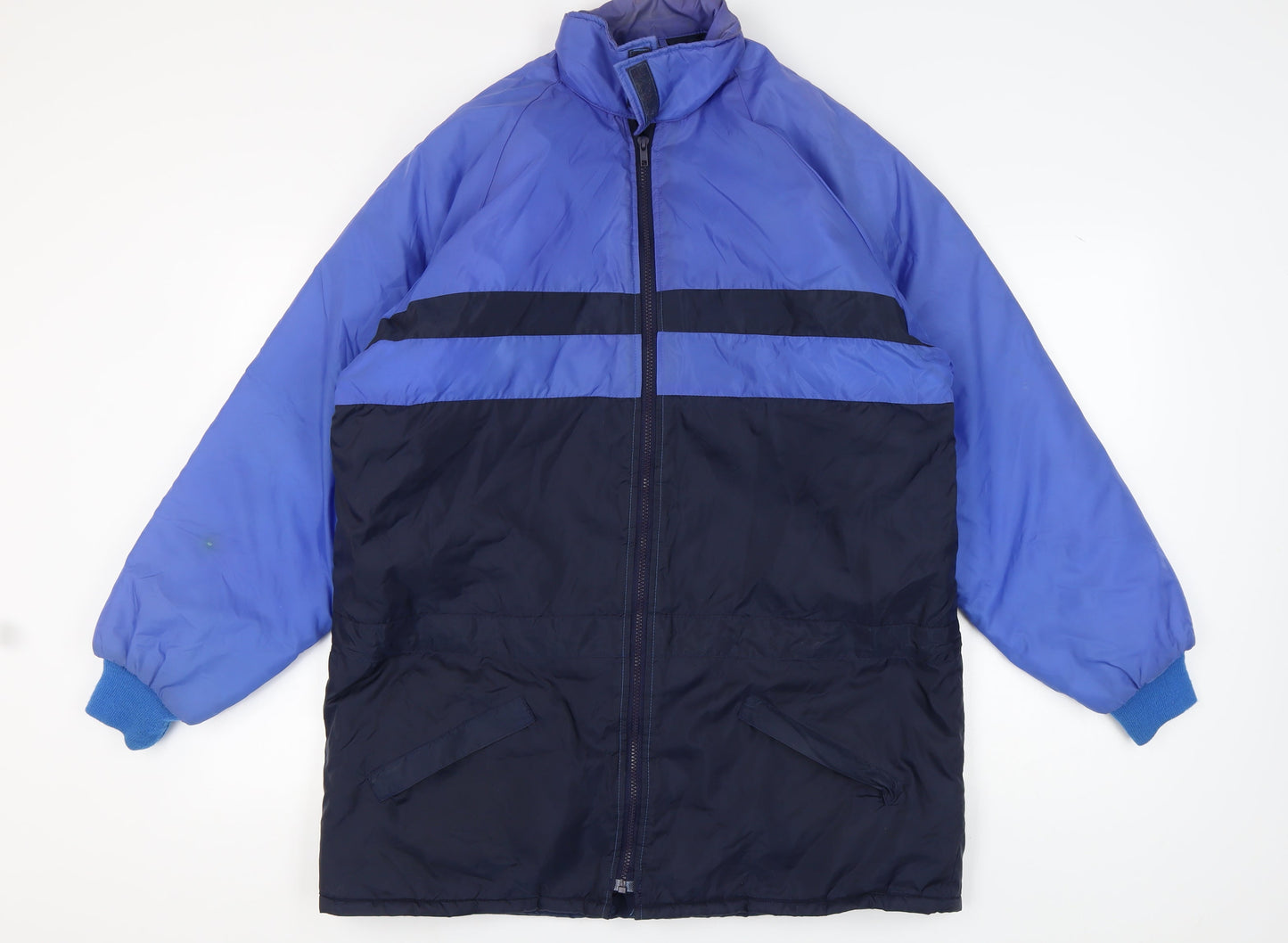 Countrywear Men's Blue Puffer Jacket L Winter
