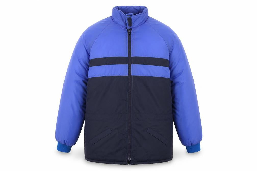 Countrywear Men's Blue Puffer Jacket L Winter