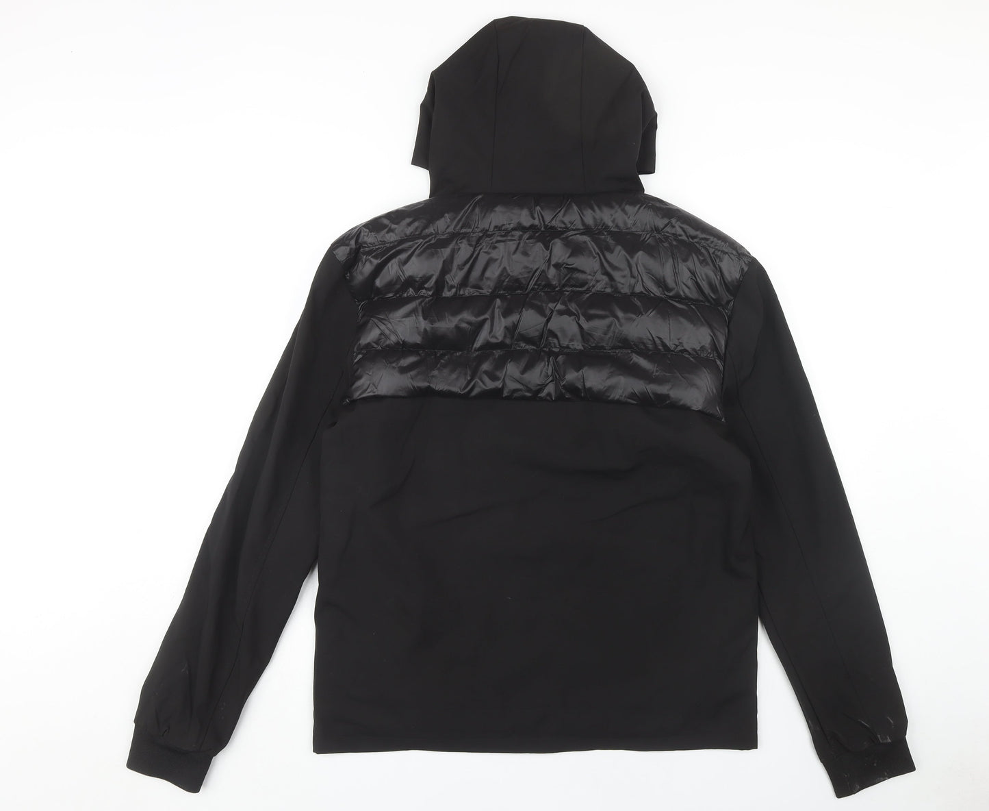 Onfire Men's Black Hooded Puffer Jacket Size M