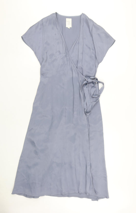 Days Like This Women's Grey Wrap Dress Size 6