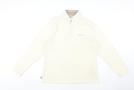 Regatta Women's Ivory 1/4 Zip Pullover Sweatshirt 16