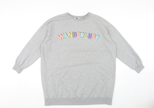 Capsule Women's Grey Pullover Sweatshirt Size 22