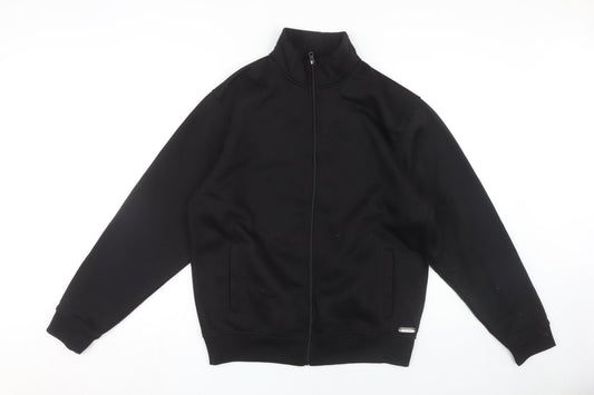 Trussardi Men's Black XL Full Zip Hoodie