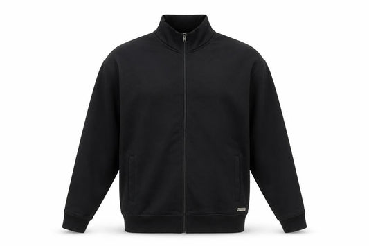 Trussardi Men's Black XL Full Zip Hoodie