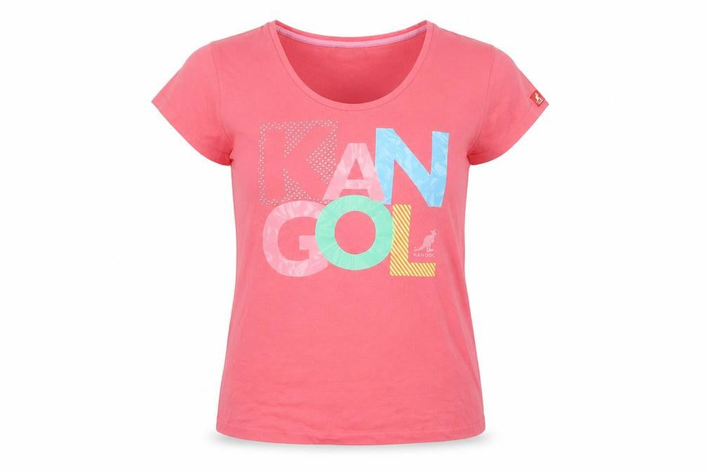 Kangol Women's Pink Basic T-Shirt Size 10