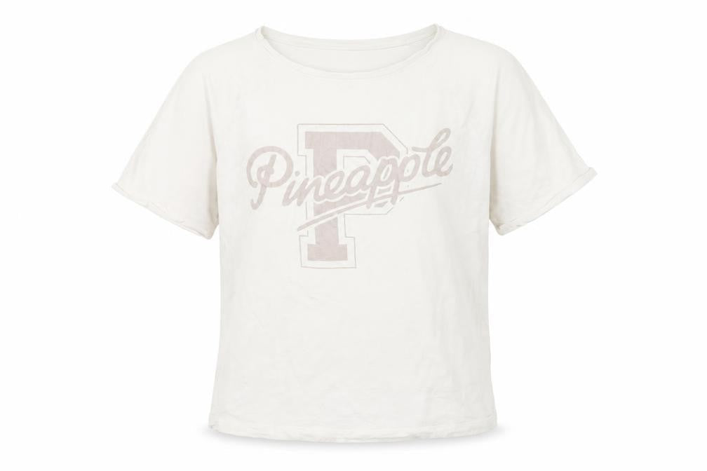 Pineapple Girls White T-Shirt 11-12 Years Basic Logo