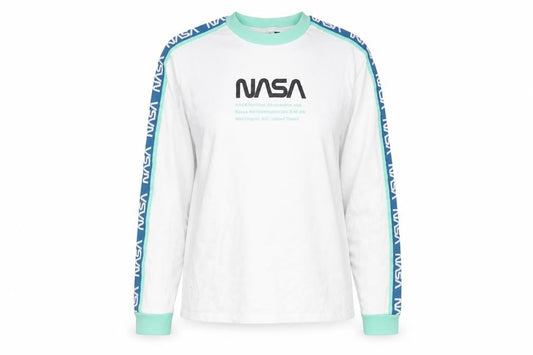 NASA Unisex White Pullover Sweatshirt S