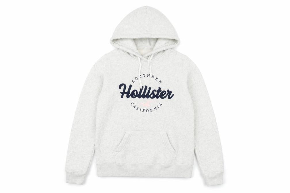 Hollister Grey Women's S Pullover Hoodie