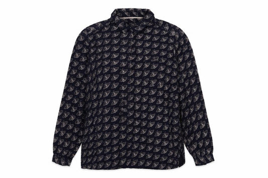 Marks and Spencer Women's Blue Animal Print Blouse, Size 18