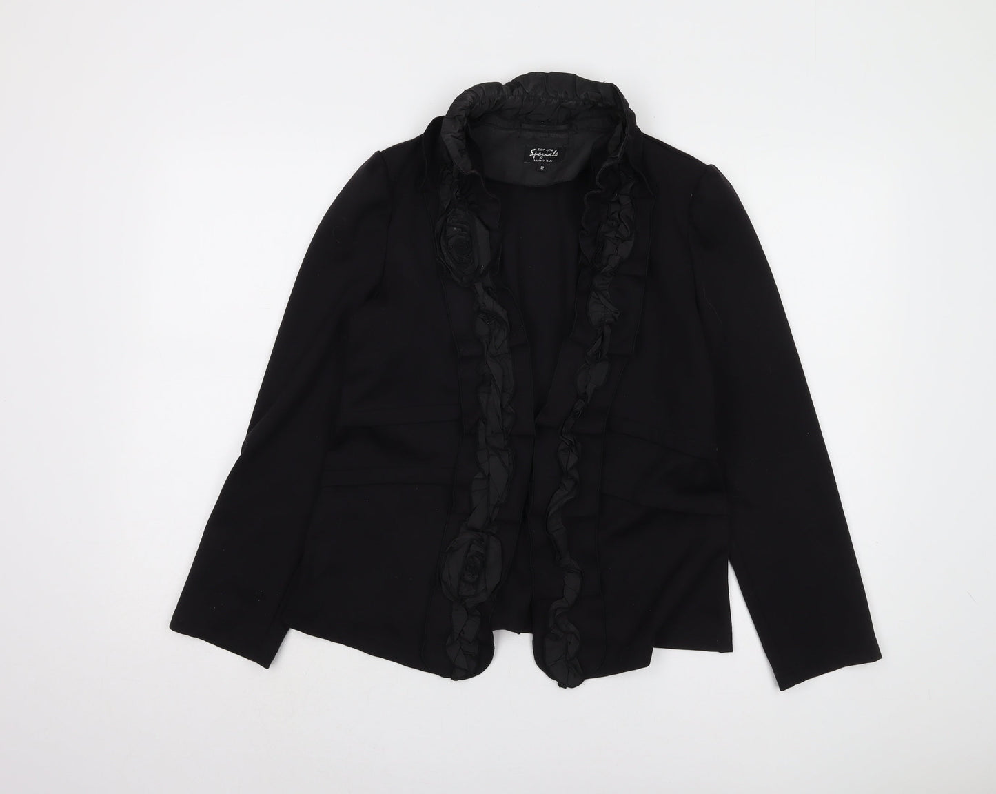 Marks & Spencer Women's Black Long Sleeve Jacket Size 12