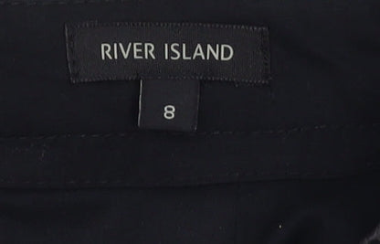 River Island Women's Multicoloured A-Line Skirt Size 8