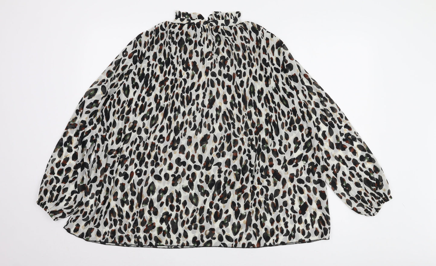 New Look Women's Animal Print Blouse Size 8