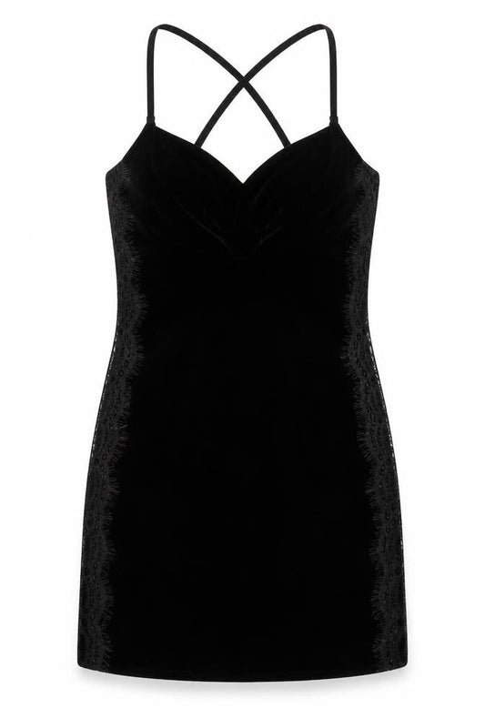 Miss Selfridge Black Petite Sleeveless Dress, Size 6