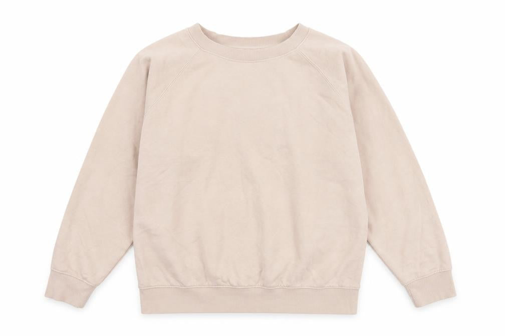 H&M Women's Beige Medium Pullover Sweatshirt