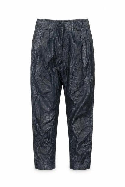River Island Women's Black Animal Print Trousers