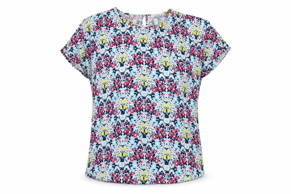 John Lewis Women's Multicoloured Floral Blouse Size 12