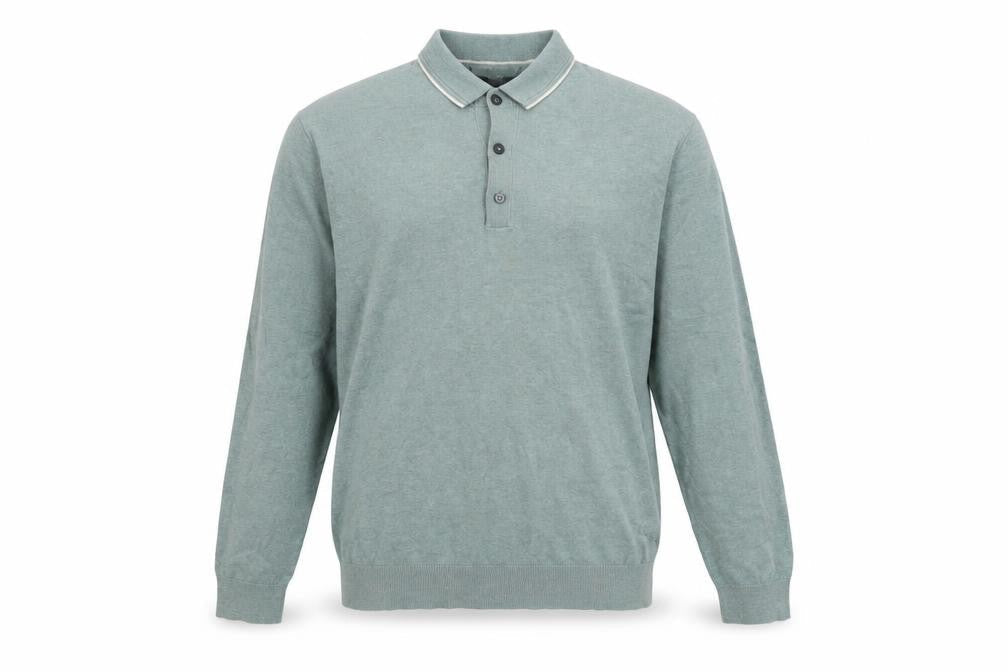 Marks & Spencer Men's Green Henley Jumper M
