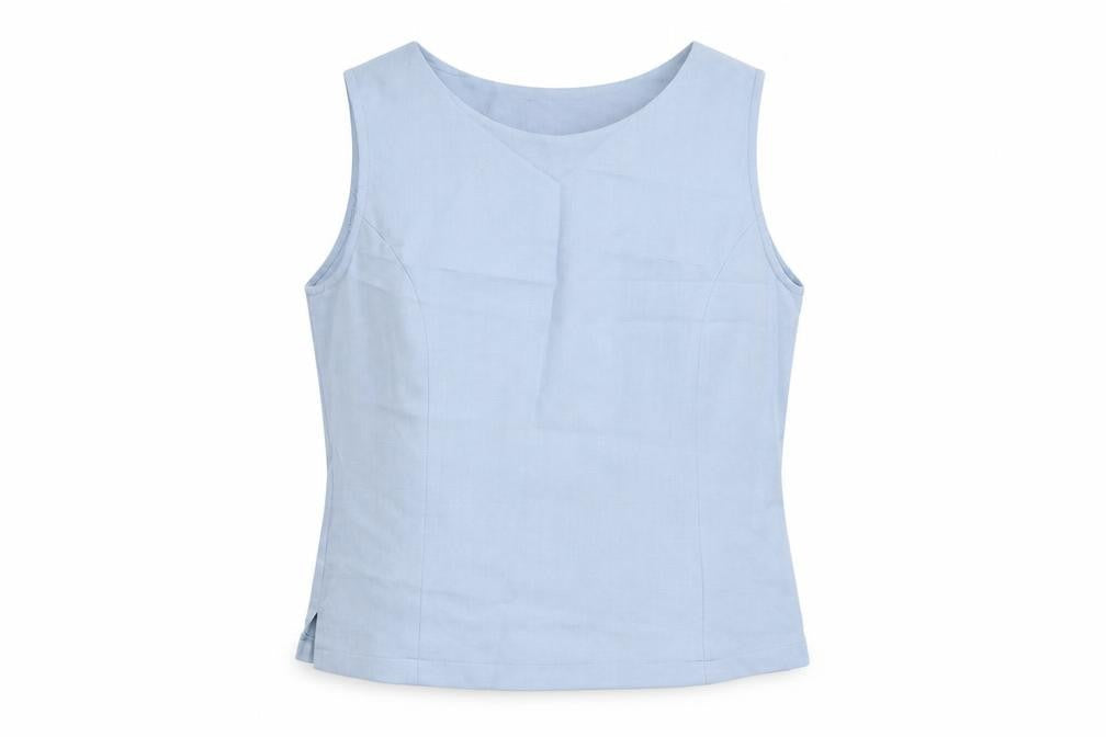 Modern Classics Women's Blue Basic V-Neck Tank Size 14