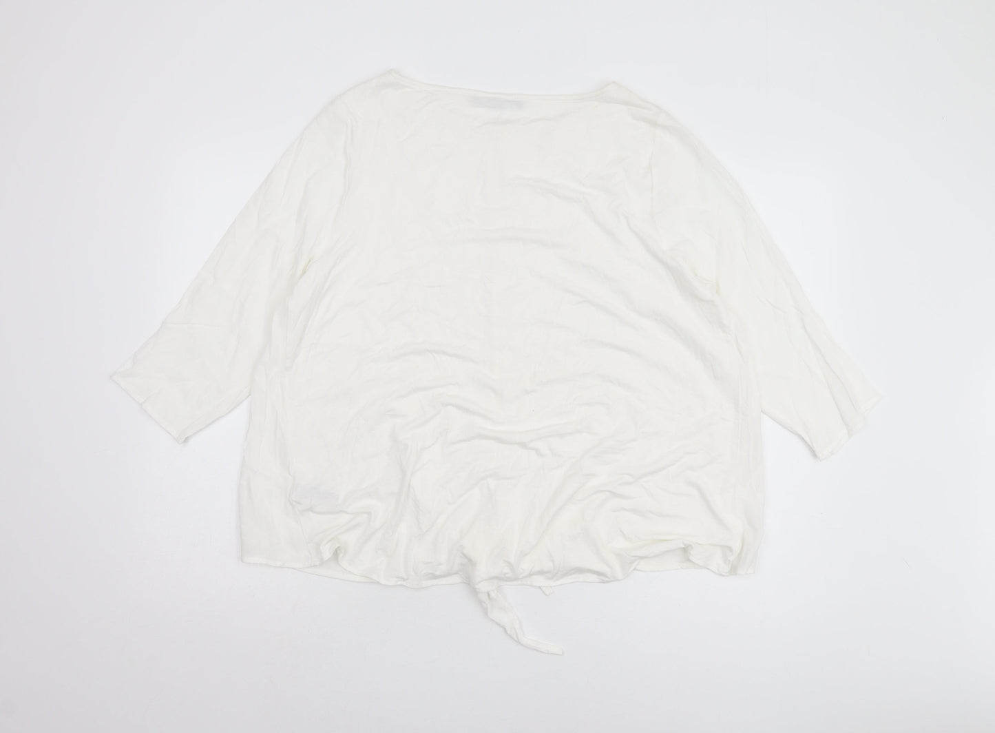 Marks and Spencer Women's Ivory Relaxed Top, Size 18